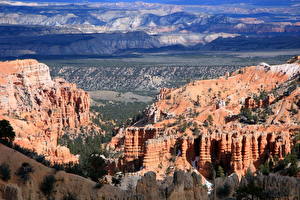 Bakgrundsbilder på skrivbordet Park Kanjoner Bryce Canyon National Park [USA, Utah] Natur