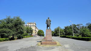 Bakgrundsbilder på skrivbordet Monument Volgograd  stad