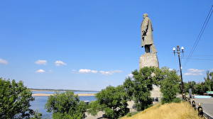 Hintergrundbilder Denkmal Wolgograd  Städte