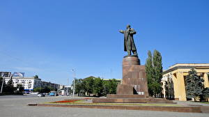 Bakgrundsbilder på skrivbordet Monument Volgograd  stad