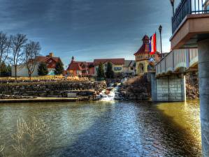 Pictures USA Sky Michigan Frankenmuth MI HDR Cities