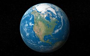 Bureaubladachtergronden Planeten Aarde