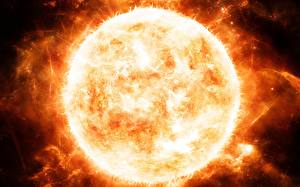Bakgrundsbilder på skrivbordet Planeter Stjärnor Solen  Rymden