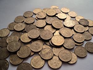 Bakgrundsbilder på skrivbordet Pengar Ett mynt