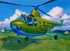 Картинки Вертолет Ми - 1МУ