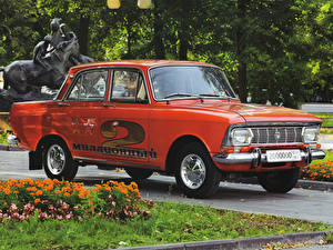 Bakgrundsbilder på skrivbordet Ryska bilar Moskvich car  Bilar