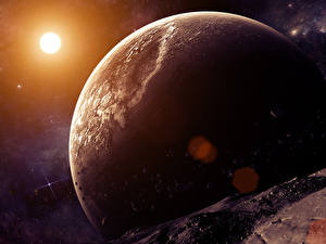 Hintergrundbilder Planeten Stern Kosmos