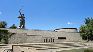 Pictures Monuments Volgograd  Cities