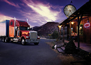 Desktop hintergrundbilder Lastkraftwagen Freightliner Trucks Autos
