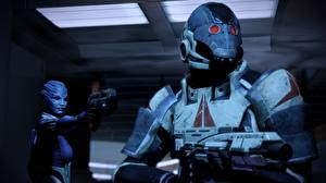 Картинки Mass Effect Mass Effect 3 Игры Фэнтези Девушки
