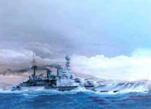Wallpapers Painting Art Ships