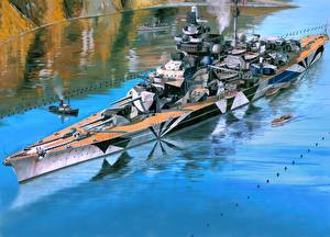 Image Painting Art Ship  Army