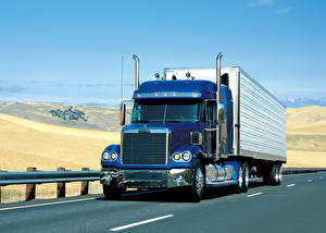 Bakgrundsbilder på skrivbordet Lastbil Freightliner Trucks automobil