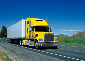 Bakgrundsbilder på skrivbordet Lastbil Freightliner Trucks