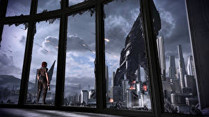 Bureaubladachtergronden Mass Effect Mass Effect 3 Computerspellen