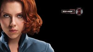 Fonds d'écran Les Avengers : Le Film 2012 Scarlett Johansson Visage black widow