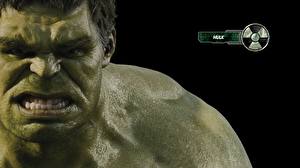 Tapety na pulpit Avengers (film 2012) Hulk superbohater Twarz mężczyzny film