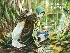 Hintergrundbilder Aquarion Evol Junger Mann Anime