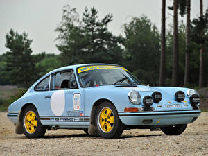 Bakgrundsbilder på skrivbordet Porsche Rally 911 SWB FIA Rally Car 1965 Bilar