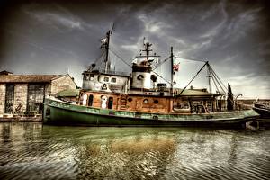 Fondos de escritorio Barcos Barco de transporte fluvial