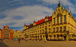 Bureaubladachtergronden Polen Wrocław Steden
