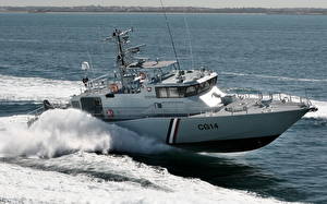 Bureaubladachtergronden Schip Coast Guard