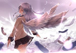 Papel de Parede Desktop Angel Beats!  Anime Meninas