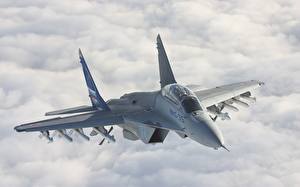 Fondos de escritorio Avións Avión de caza Mikoyan MiG-35 Aviación