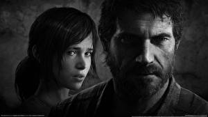 Обои The Last of Us отец и доч компьютерная игра Девушки