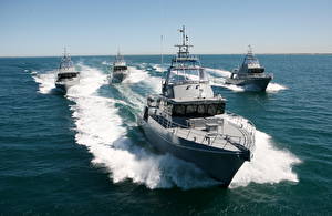 Bureaubladachtergronden Schip patrol craft