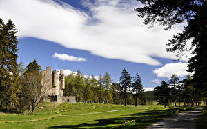 Hintergrundbilder Burg Schottland Braemar Städte