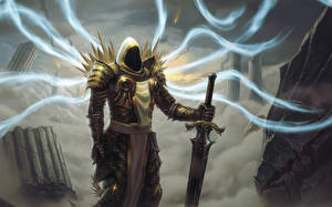 Фотография Diablo Diablo III доспехи меч Игры