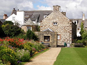 Bureaubladachtergronden Huizen Schotland Kirkcudbright  Steden