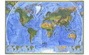 Bakgrundsbilder på skrivbordet Geografi Karta