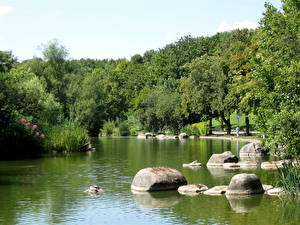 Wallpapers Parks Germany Westpark Muenchen Nature