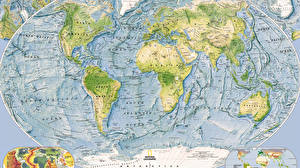 Bureaubladachtergronden Aardrijkskunde Kaart