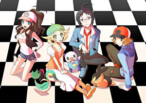 Sfondi desktop Pokémon Adolescente Anime Ragazze
