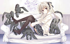 Bakgrunnsbilder Yosuga no Sora Anime Unge_kvinner