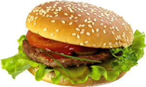 Bureaubladachtergronden Hamburger Fastfood