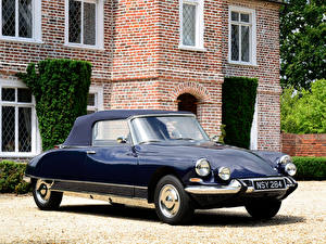 Картинка Ситроен DS 19 Cabriolet UK-spec 1962–67 автомобиль