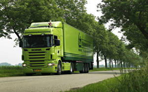 Bakgrunnsbilder Lastebiler Scania bil