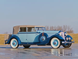 Bureaubladachtergronden Lincoln Sedan KB Custom Convertible Sedan by Dietrich 1933 auto's