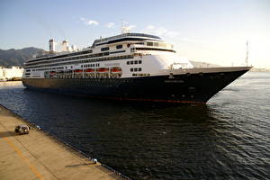 Bakgrunnsbilder Et skip Cruiseskip Amsterdam