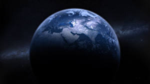 Bakgrunnsbilder Planet Jorden det ytre rom