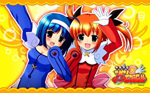 Papel de Parede Desktop Kaitou Tenshi Twin Angel Meninas