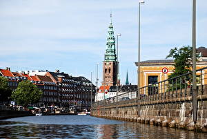 Bakgrundsbilder på skrivbordet Danmark  Städer