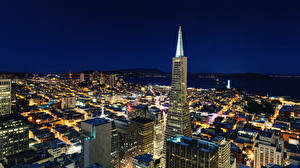 Bakgrundsbilder på skrivbordet Amerika San Francisco Kalifornien stad