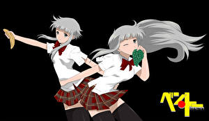 Desktop hintergrundbilder Ben-To Anime Mädchens