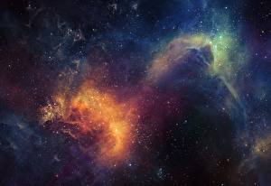 Papel de Parede Desktop Nebulosa no espaço Estrela