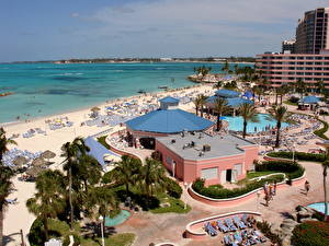 Bakgrunnsbilder Resort Bahamas en by